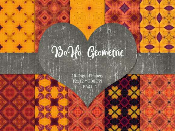 BoHo Geo Scrapbook Paper: A Creative Catalyst for Digital and Physical Crafting