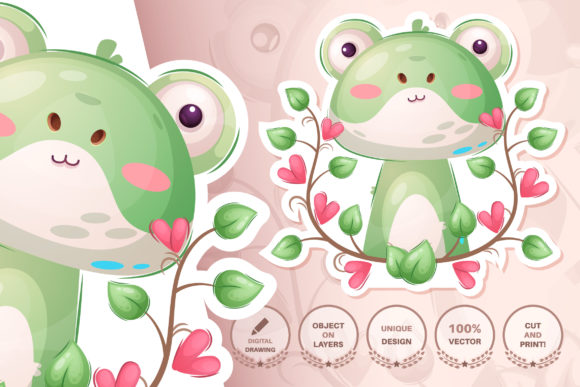 Cartoon Character Animal Toad - Seamless: A Versatile and Creative Design for Modern Creators