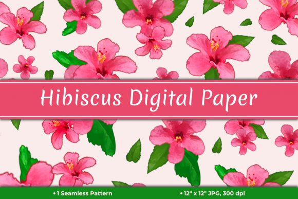 Discover the Beauty and Utility of Hibiscus Digital Paper