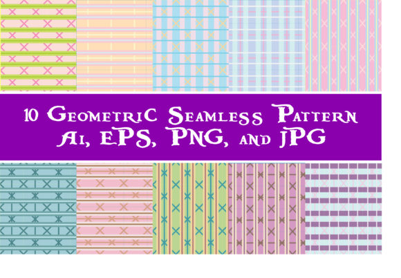 Geometric Seamless Pattern Bundle 0014: A Modern Design Essential