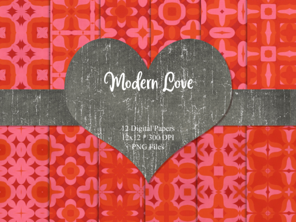 Modern Love Digital Papers: Creative Solutions for Every Crafting Need