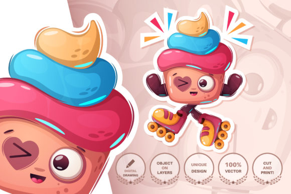 Roller Cake - Seamless Pattern: A Creative Asset for Designers and Marketers