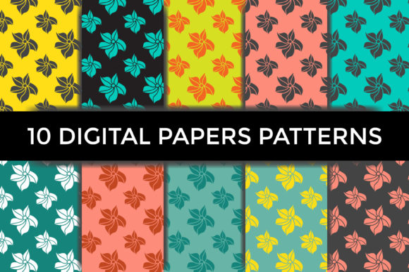Seamless Floral Pattern in Digital Paper: A Versatile Design Resource