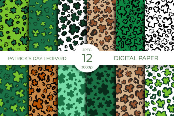 St Patricks Day Leopard Seamless Pattern: A Strategic Design Asset for Creative and Business Use