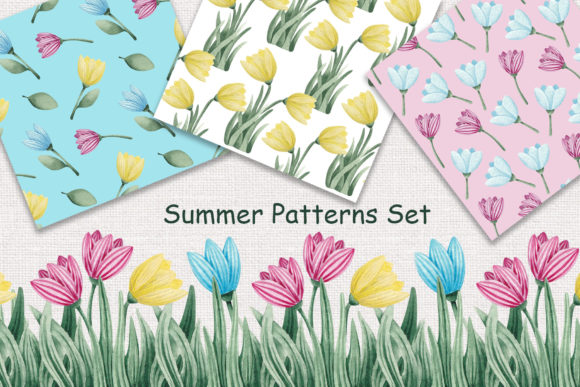 Summer Flowers: Vibrant Designs for Creative Projects