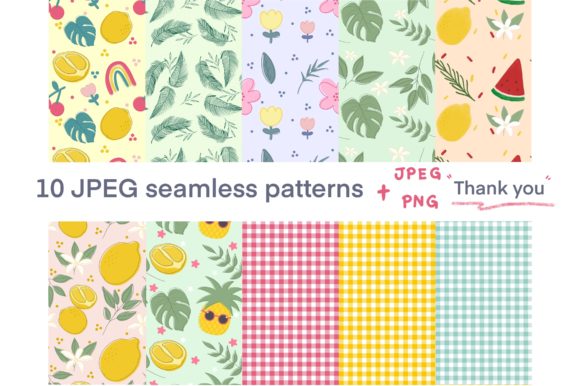 Summer Smile Seamless Pattern: A Versatile Design for Creative Projects